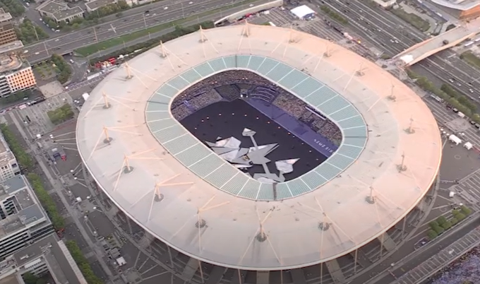 Sân vận động Stade de Fance, nơi điễn ra lễ bế mạc