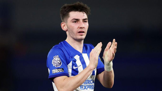 Napoli quan tâm đến Billy Gilmour