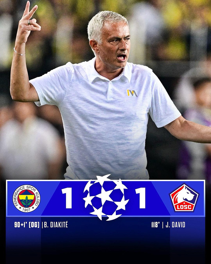 Kết quả hòa 1-1 ở lượt về không đủ để giúp Mourinho và các học trò đi tiếp tại Champions League