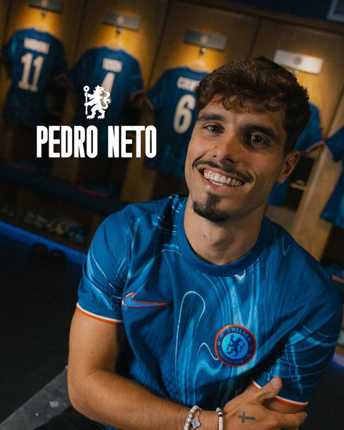 Pedro Neto đã chính thức là cầu thủ của Chelsea