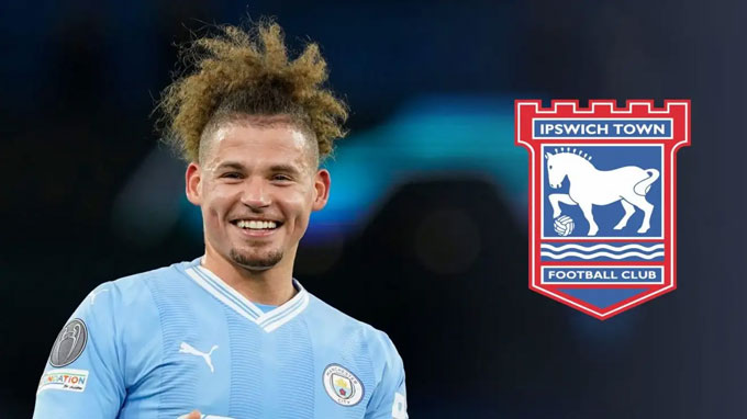 Kalvin Phillips được cho là đồng ý rời Man City để gia nhập Ipswich