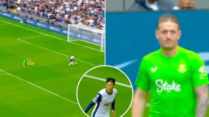 Sai lầm tai hại của Pickford giúp Son Heung-min ghi bàn