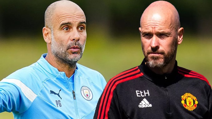 Ten Hag và Guardiola sẽ lại đối đầu nhau ở trận Community Shield