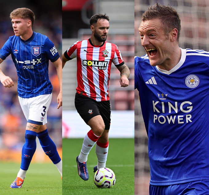 Ipswich và Southampton đều thua, trong khi Leicester hòa ở ngày đầu trở lại Premier League