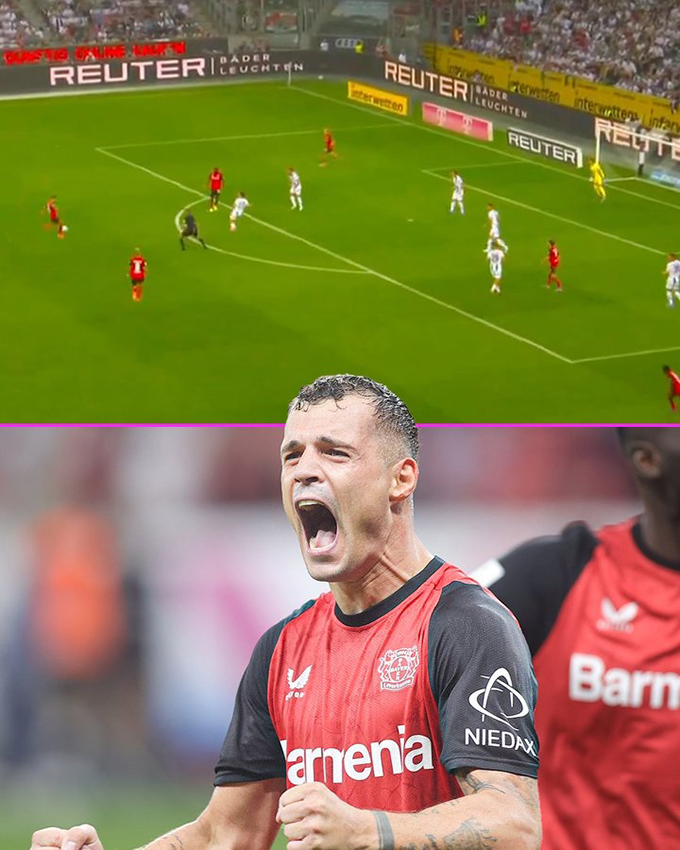 Siêu phẩm của Xhaka vào lưới M'Gladbach