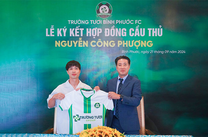 Công Phượng là ngôi sao tiếp theo thi đấu ở giải hạng Nhất mùa tới - Ảnh: TTBP